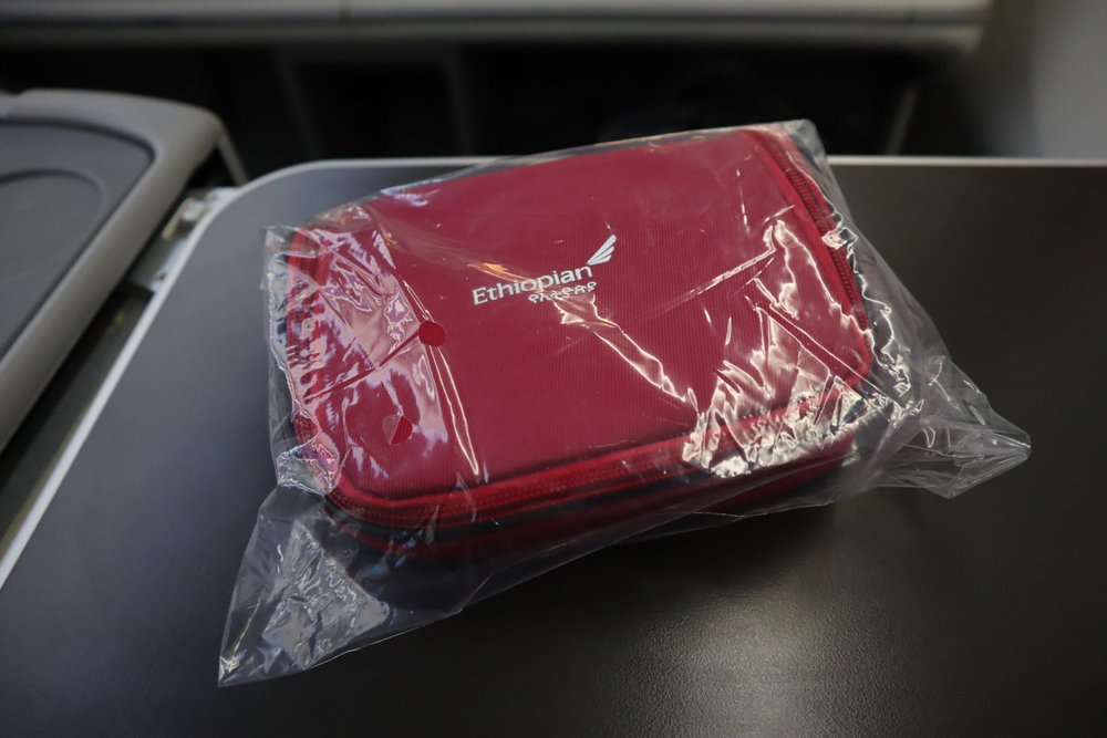 Ethiopian Airlines business class – Amenity kit