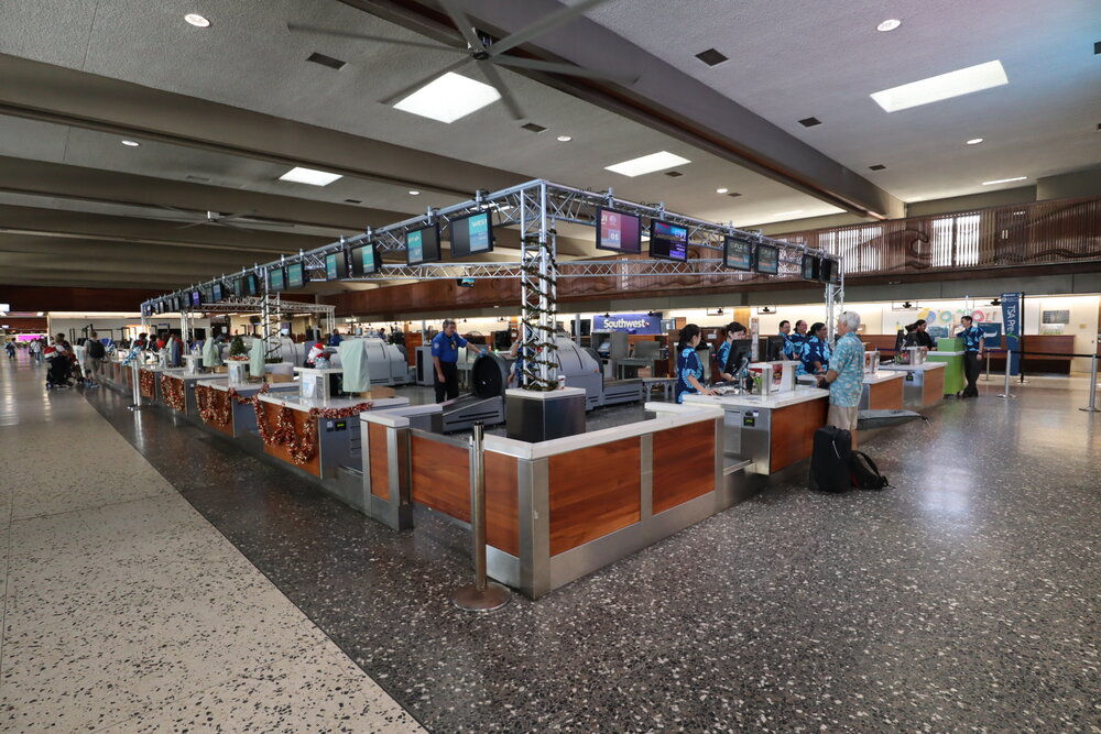 Honolulu International Airport – Fiji Airways check-in desks