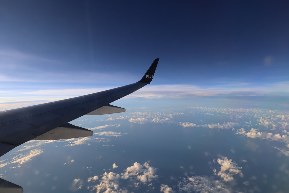 Fiji Airways Mini-Island Hopper – Views at cruising altitude