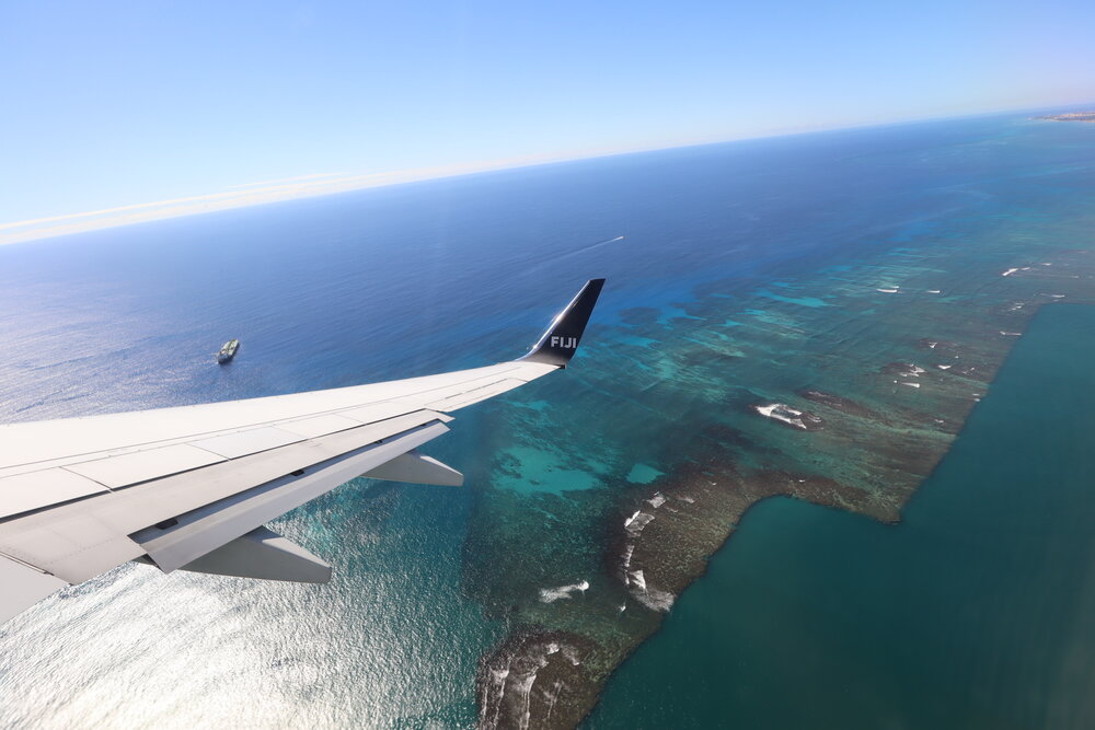 Fiji Airways Mini-Island Hopper – Views on departure from Honolulu