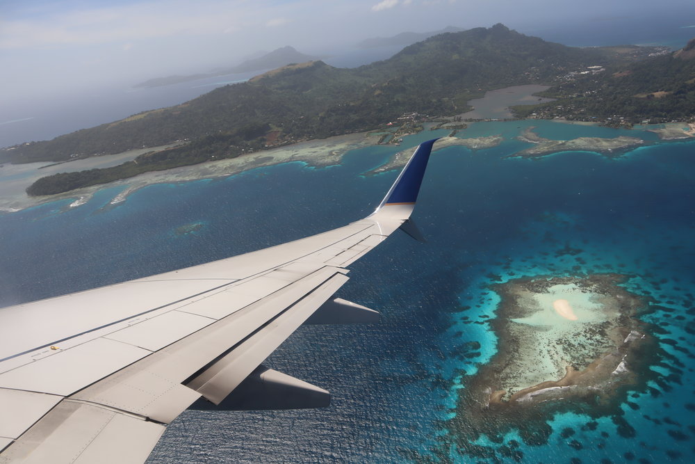 Views on departure from Chuuk