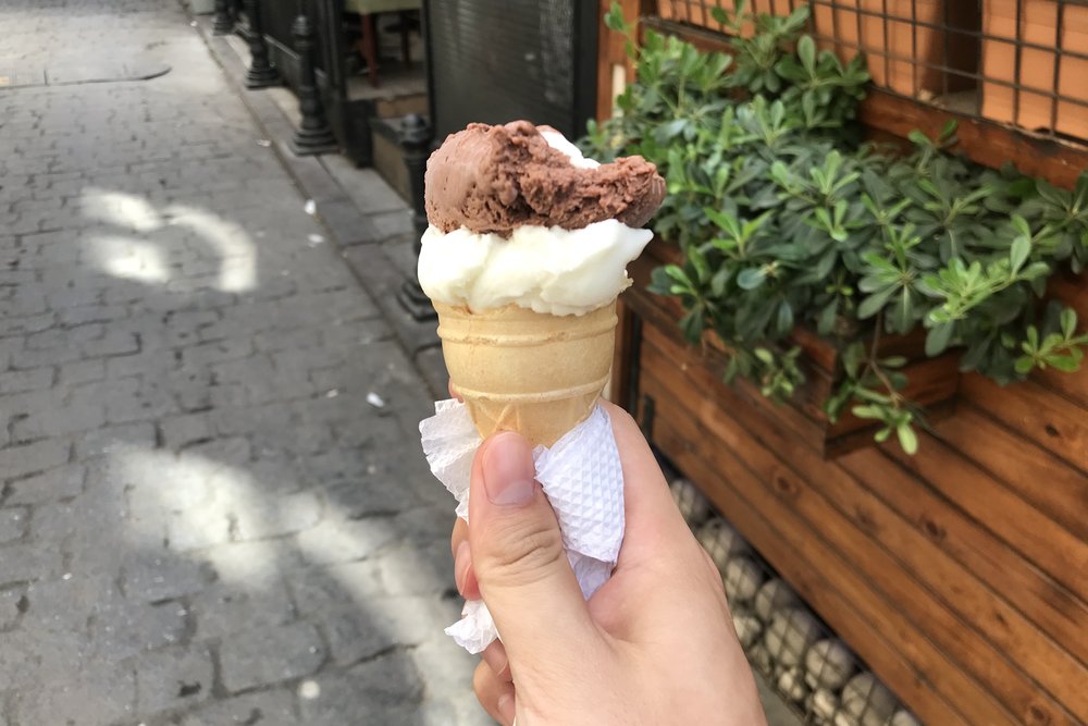 Turkish ice cream!