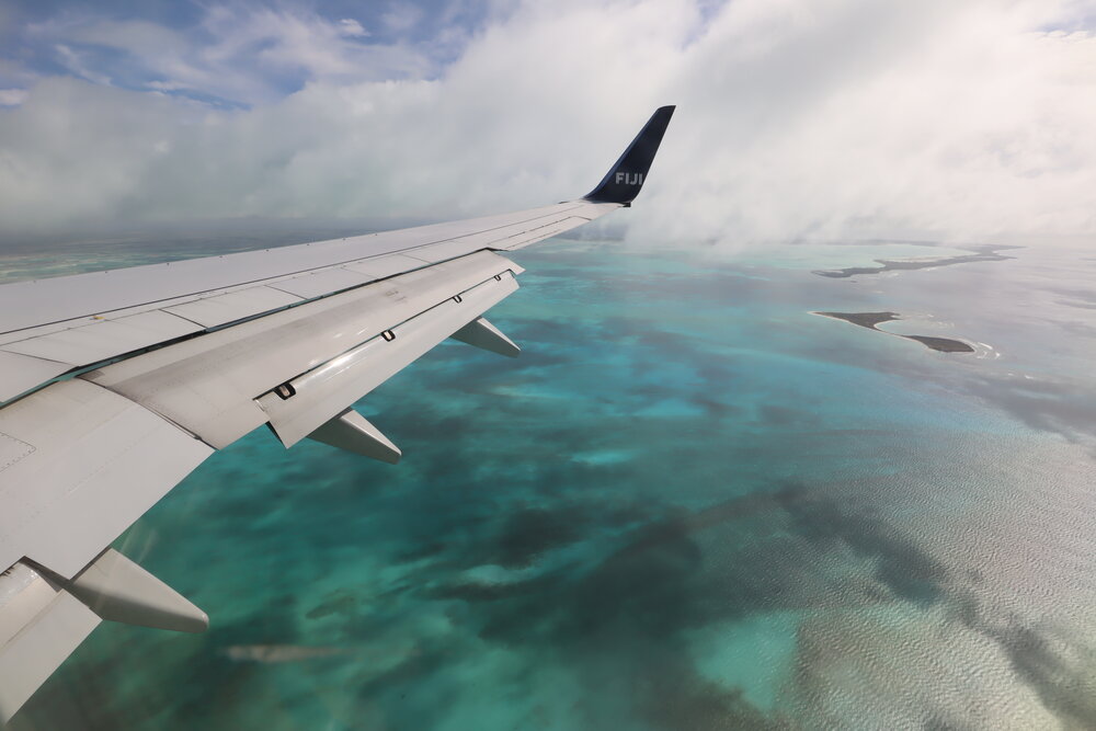 In flight with Fiji Airways