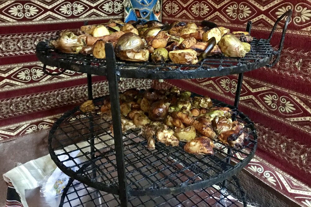 Dinner on the Zarb at Wadi Rum Bedouin Camp