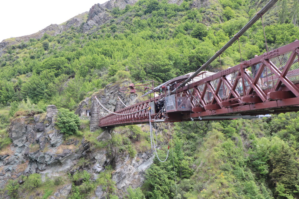 Kawarau Bridge Bungy jumping platform