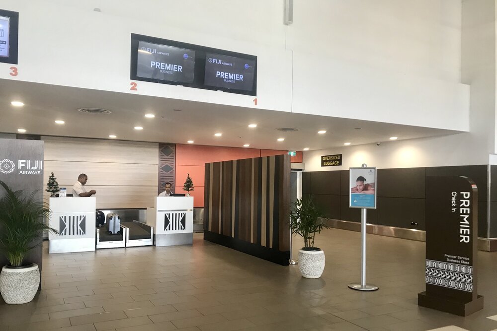 Nadi International Airport – Fiji Airways Premier Class check-in