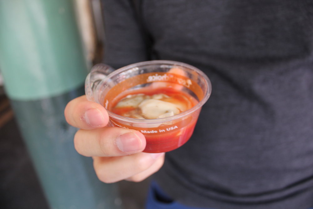 Pike Place Market – Oyster shooters