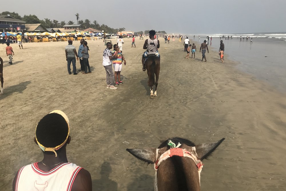 Labadi Beach – Horseback riding