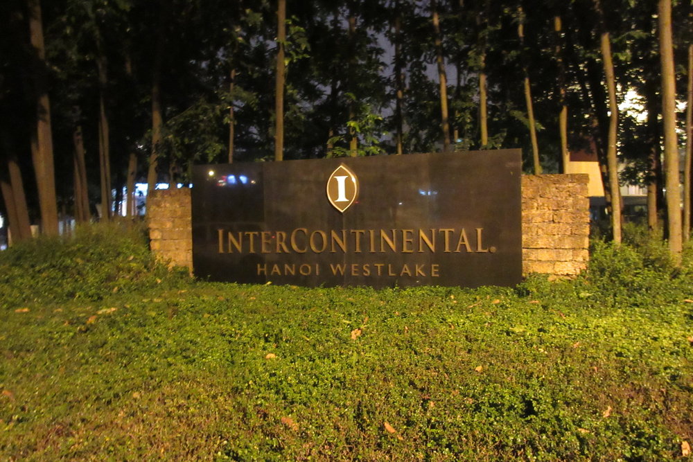 InterContinental Hanoi Westlake – Entrance sign