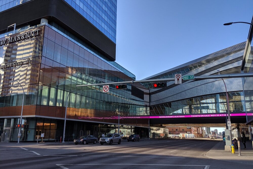 JW Marriott Edmonton ICE District – Link to Pedway