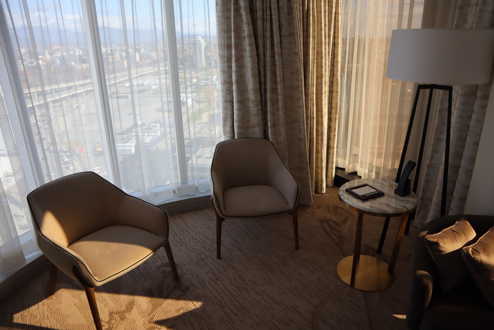 JW Marriott Parq Vancouver – Living room chairs