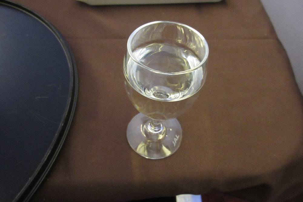 Japan Airlines First Class – Sake