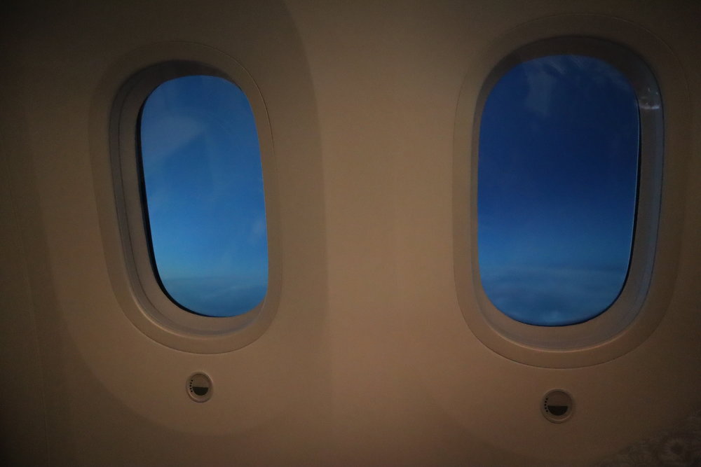 LOT Polish Airlines business class – Window views