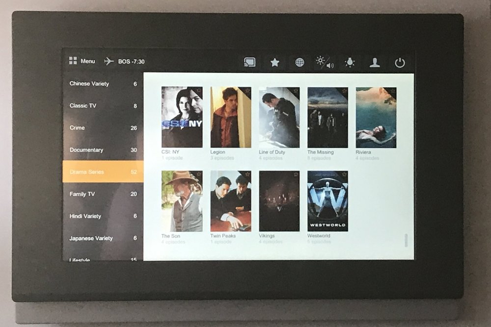 Lufthansa First Class – TV selection