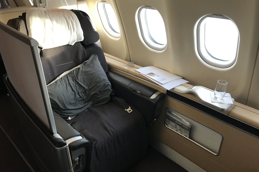 Lufthansa First Class on the Airbus A330