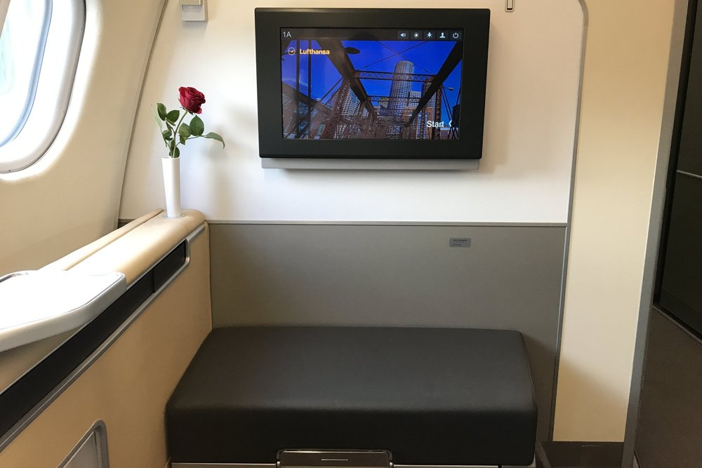 Lufthansa First Class – Seat 1K