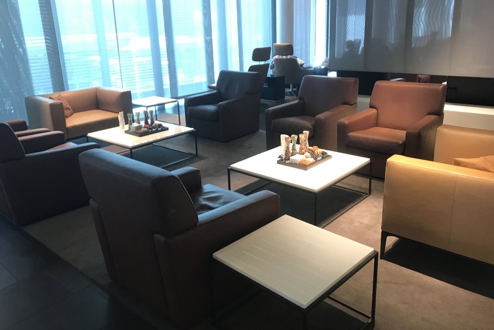 Lufthansa First Class Terminal Frankfurt – Seating area