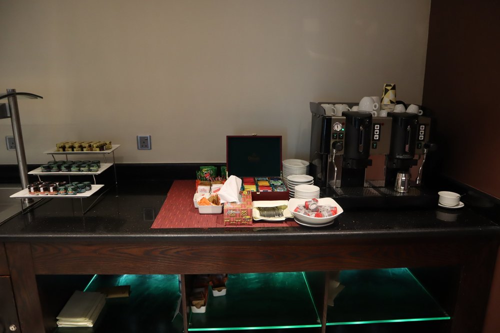 Accra Marriott Hotel – Executive Lounge coffee and tea