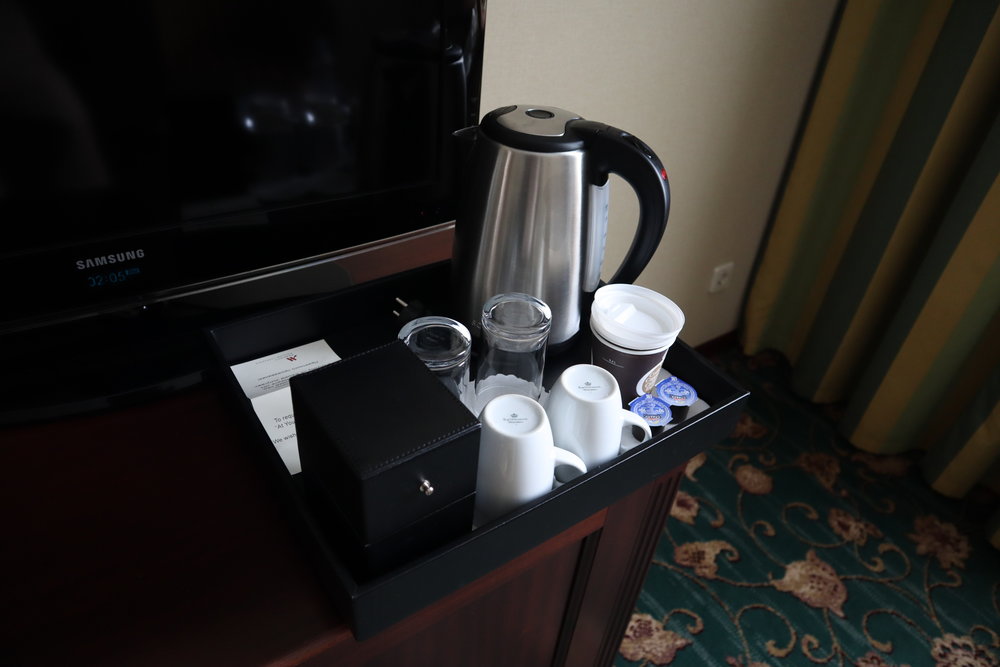 Moscow Marriott Tverskaya Hotel – Coffee &amp; tea tray