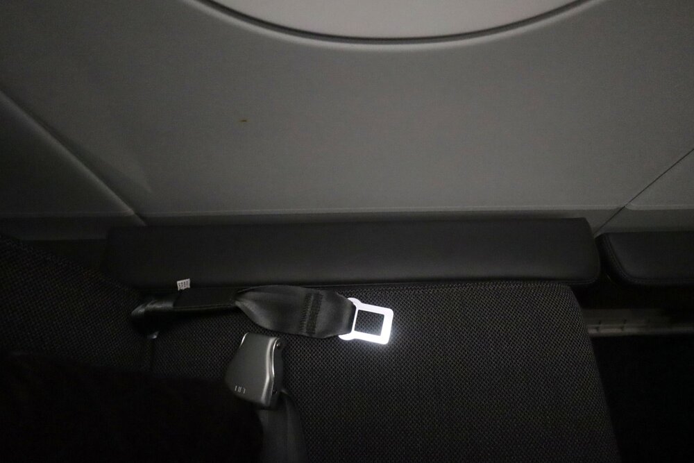 Qatar Airways A350 Qsuites business class – Armrest