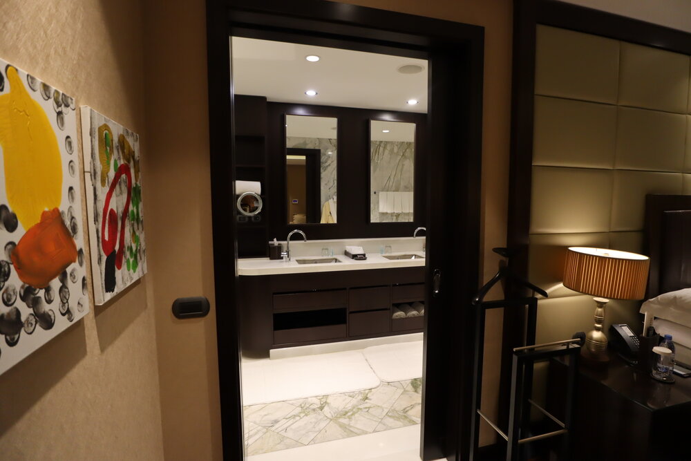 The Ritz-Carlton, Almaty – Club Suite master bathroom