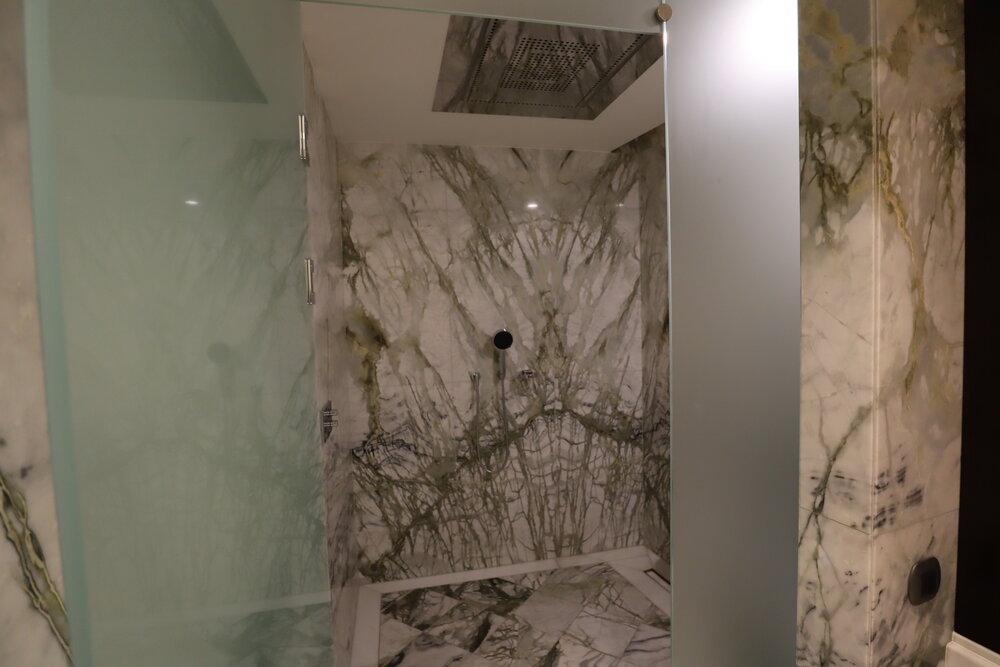 The Ritz-Carlton, Almaty – Club Suite shower