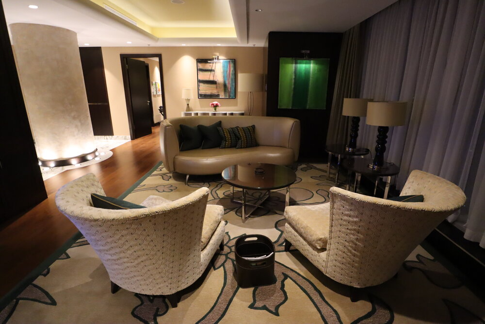 The Ritz-Carlton, Almaty – Club Suite living area