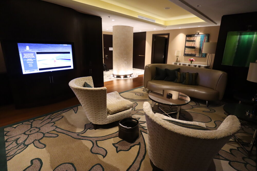 The Ritz-Carlton, Almaty – Club Suite living area