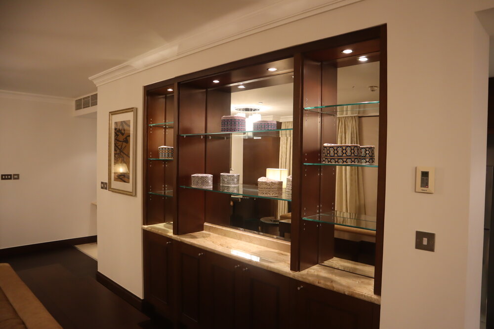 Sheraton Oman – Studio Suite shelves