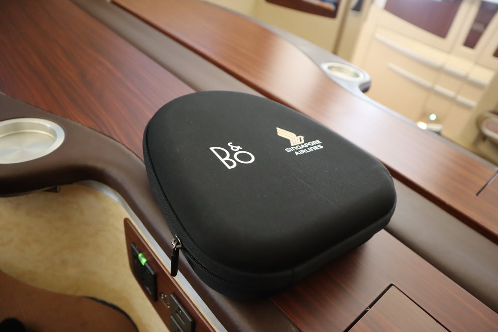 Singapore Airlines Suites Class – Bang &amp; Olufsen headphones