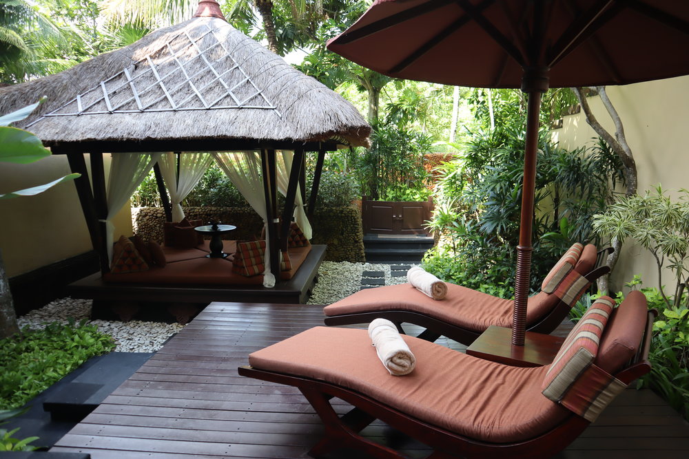 St. Regis Bali – St. Regis Pool Suite back porch