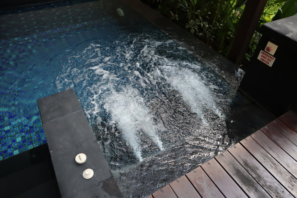 St. Regis Bali – St. Regis Pool Suite plunge pool jets