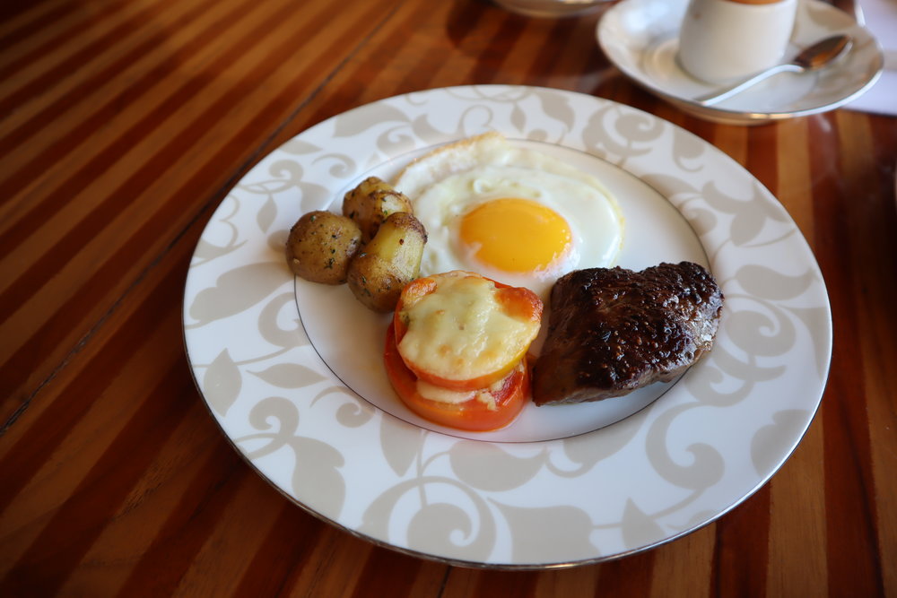 St. Regis Bali – Steak and eggs