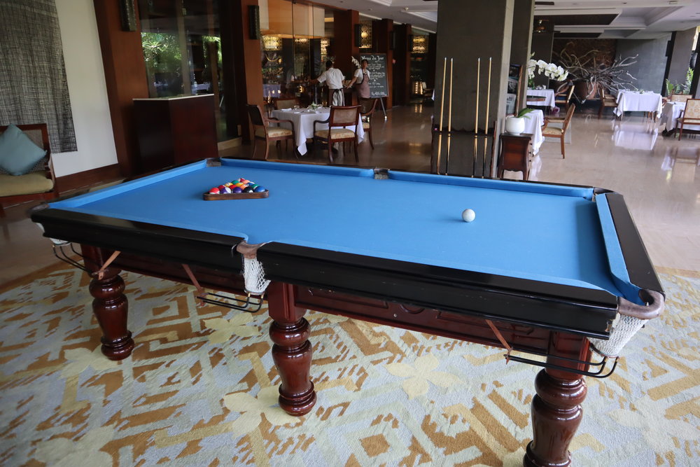 St. Regis Bali – Pool table