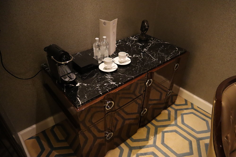 St. Regis Moscow Nikolskaya – St. Regis Suite minibar cabinet