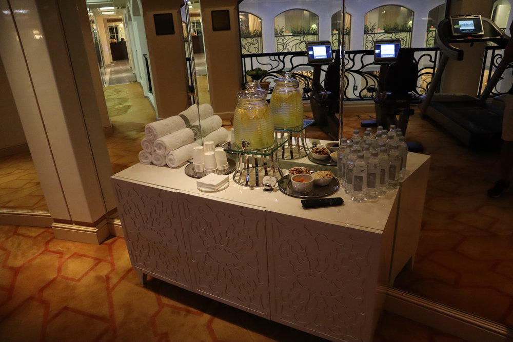 St. Regis Moscow Nikolskaya – Gym self-serve area