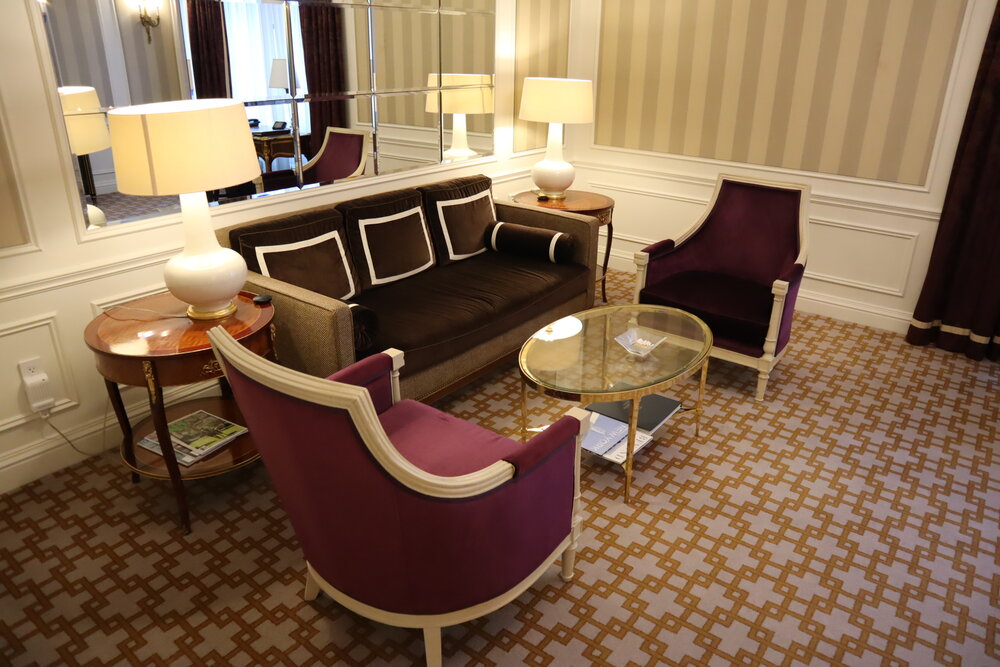 St. Regis New York – Madison Suite sitting area