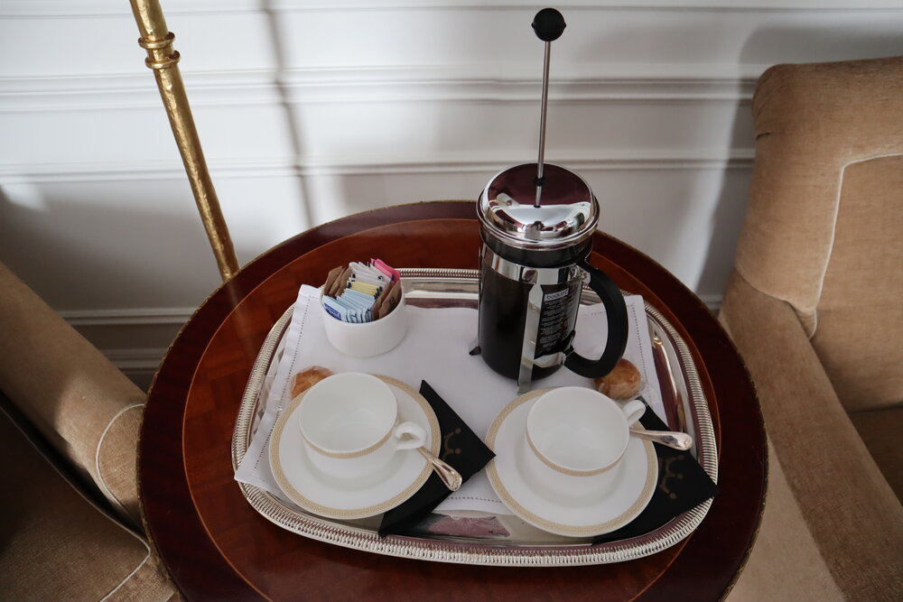 St. Regis New York – French press coffee via butler service