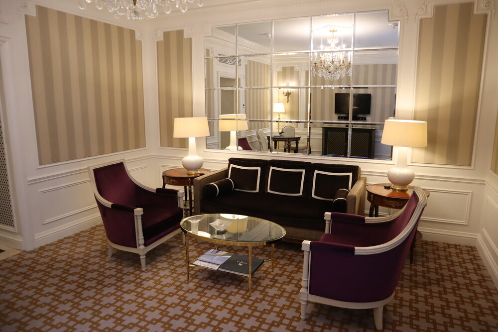 St. Regis New York – Madison Suite sitting area