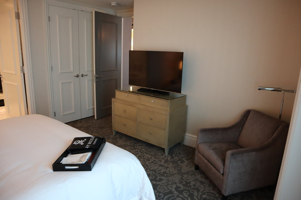 St. Regis Toronto – Two-bedroom suite master bedroom furniture