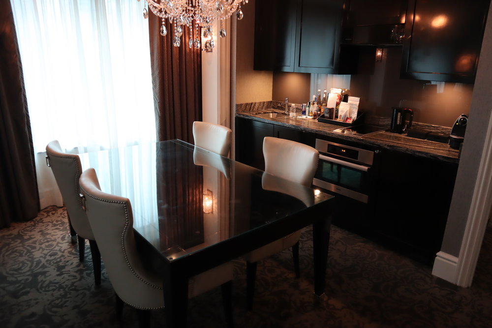 St. Regis Toronto – Two-bedroom suite dining room