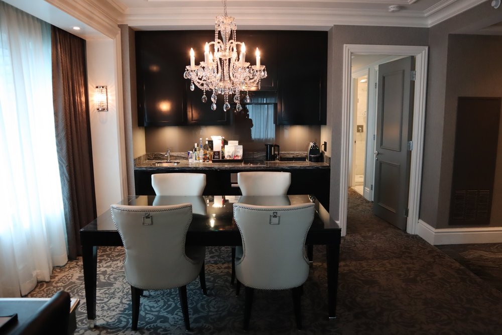 St. Regis Toronto – Two-bedroom suite dining room