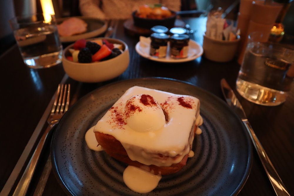 St. Regis Toronto – Croque madame with fruits and berries