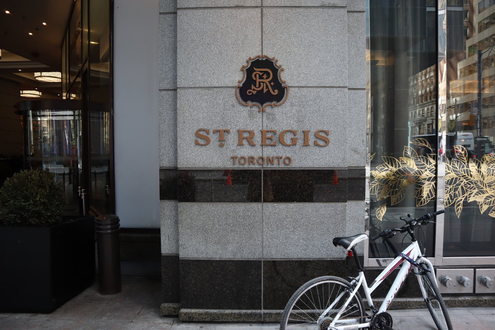 St. Regis Toronto – Entrance sign