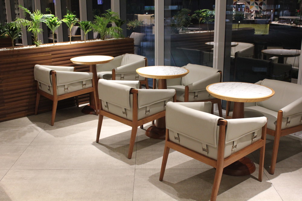 Star Alliance Lounge Rio de Janeiro – Dining tables