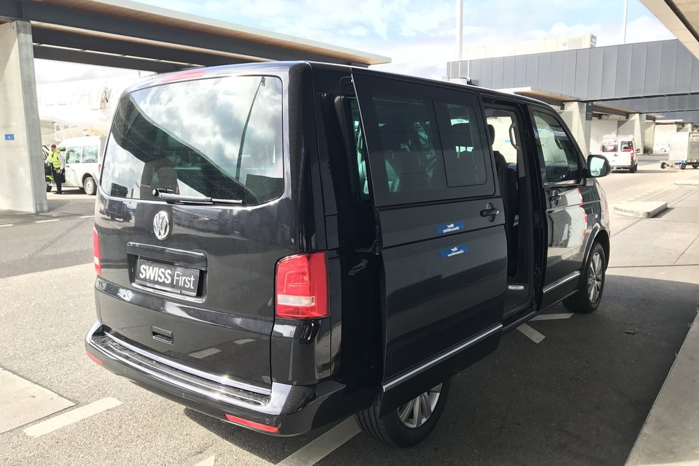 Swiss First Class Lounge Zurich – Private van escort