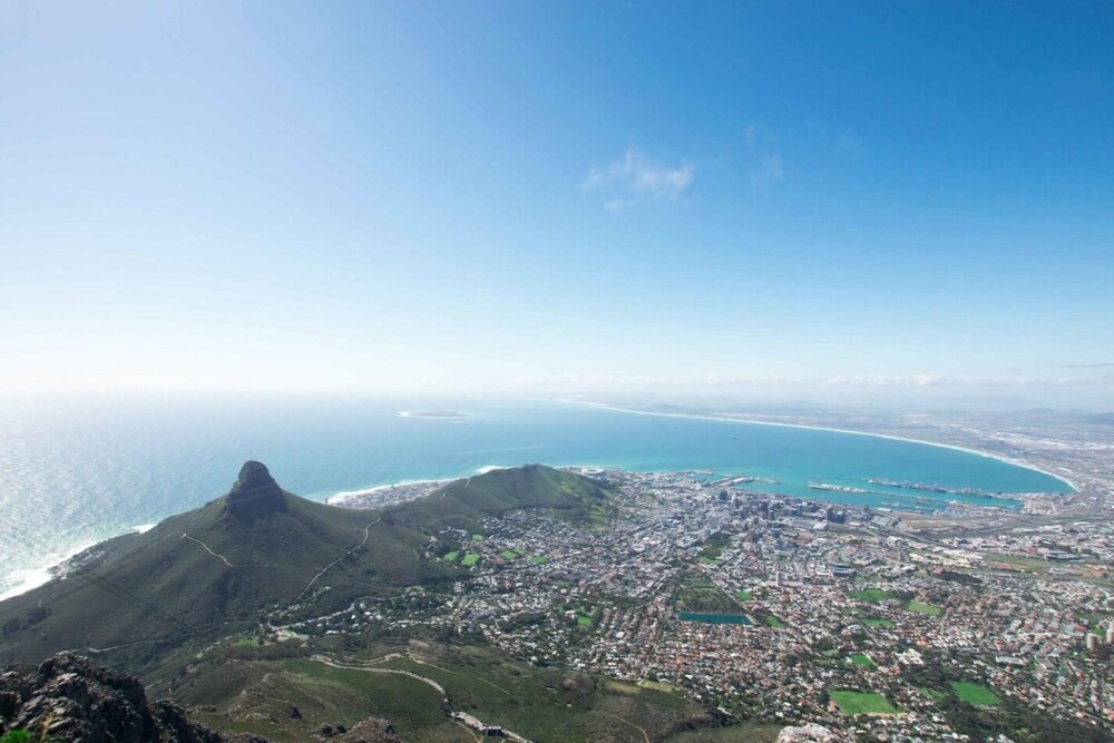 Views from Table Mountain, Cape Town