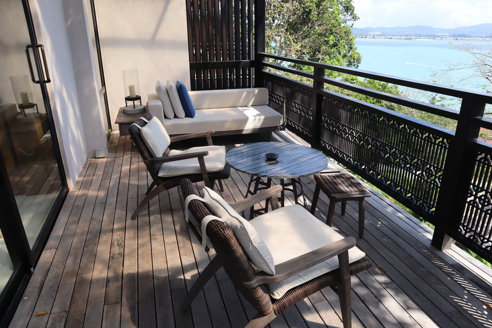 The Ritz-Carlton, Langkawi – Rainforest Junior Suite balcony