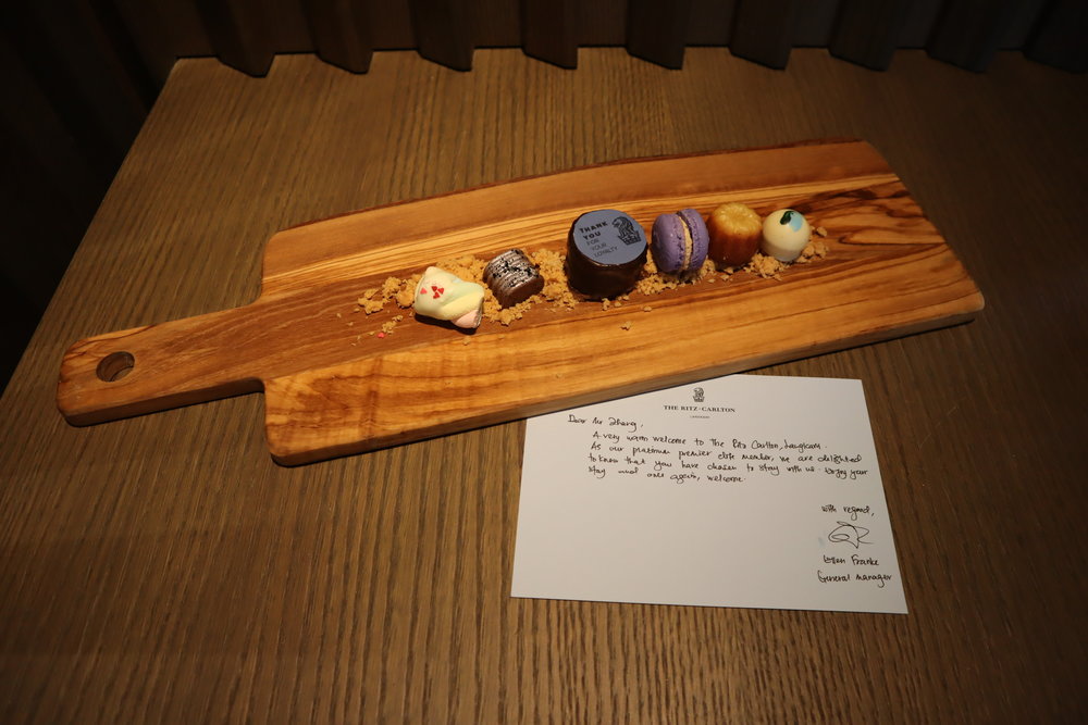 The Ritz-Carlton, Langkawi – Welcome treats