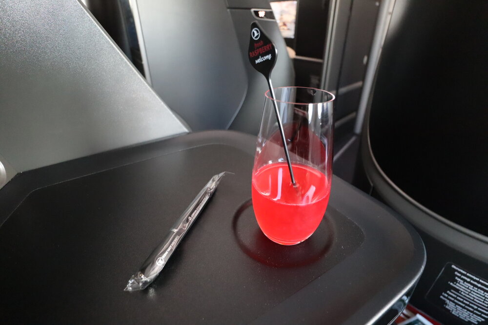 Turkish Airlines 787 business class – Welcome beverage